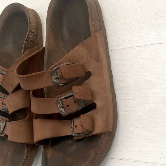 VINTAGE NAOT women's austin sandals in tan - Picture 9 of 16